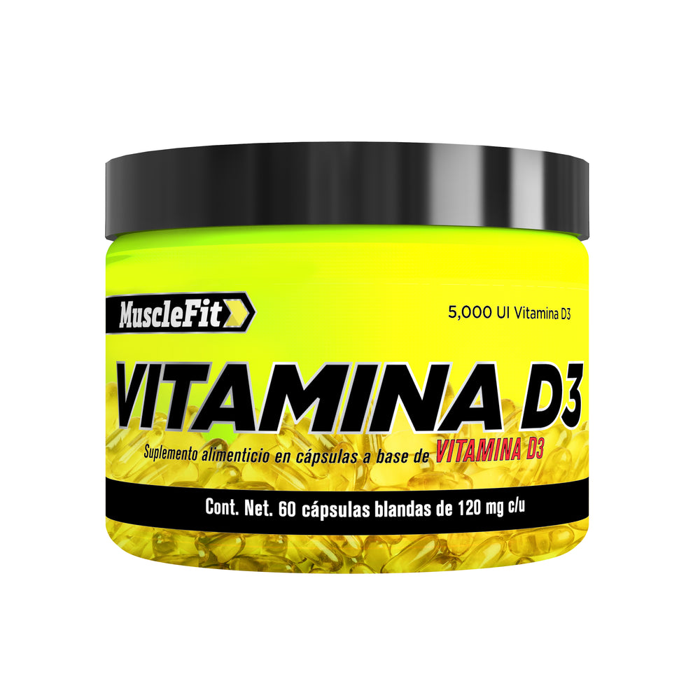 VITAMINA D3 - 60 Caps - MuscleFit