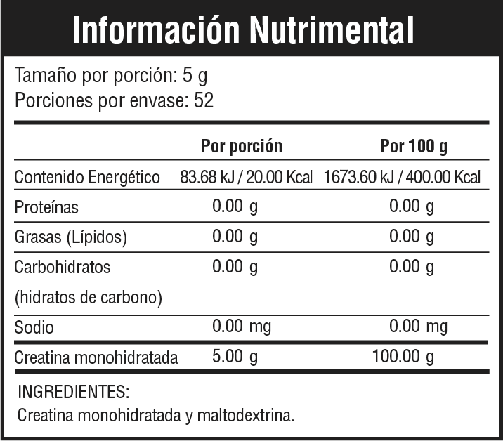 BOOST - CREATINA ( 52 Servicios ) - MuscleFit